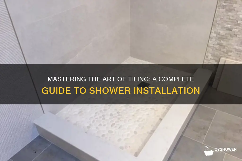 how to do a complete tile shower