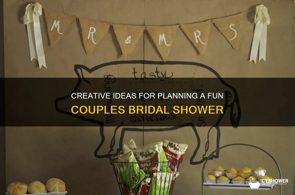 how to do a couples bridal shower