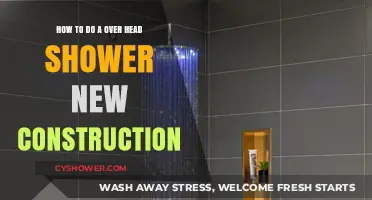 Installing an Overhead Shower in New Construction: A Step-by-Step Guide