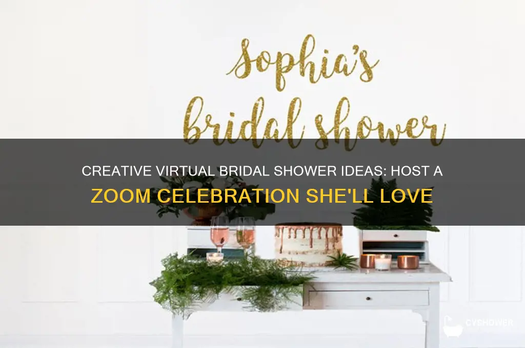how to do a zoom bridal shower