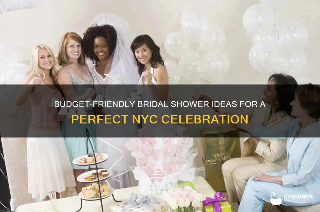 how to do an affordable bridal shower nyc