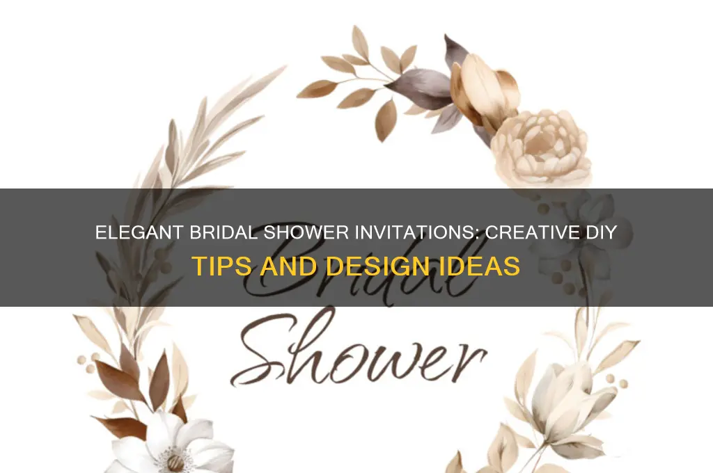 how to do bridal shower invits
