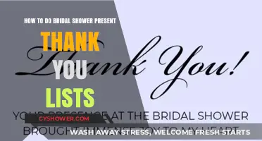 Thoughtful Bridal Shower Thank You Notes: Crafting Perfect Gratitude Lists