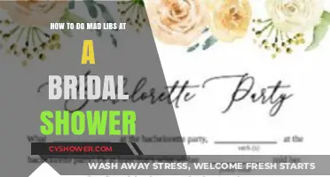 Fun Bridal Shower Mad Libs: Creative Laughter and Memories Guaranteed