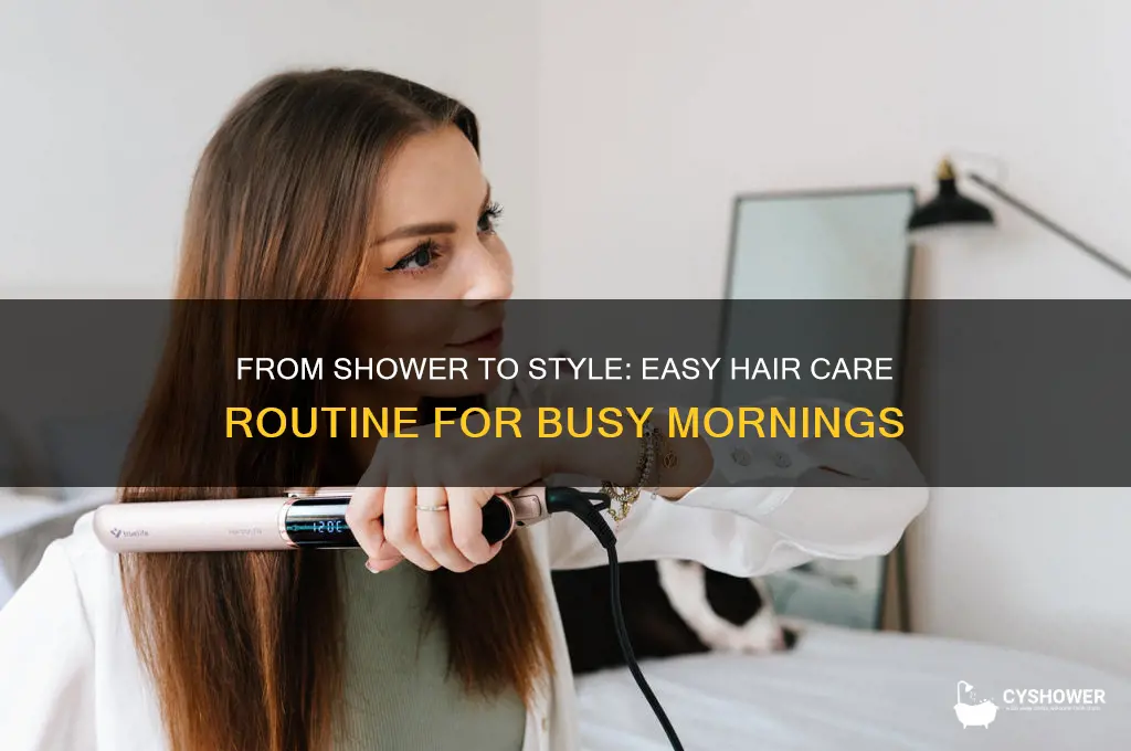 how to do your hair from shower
