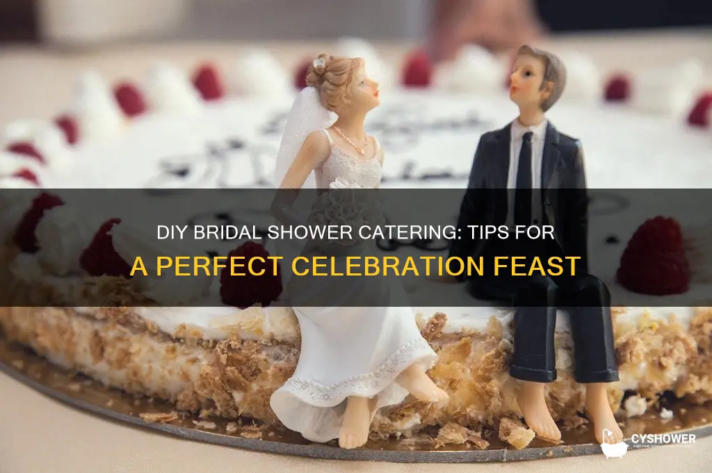 how to do your own catering for bridal shower