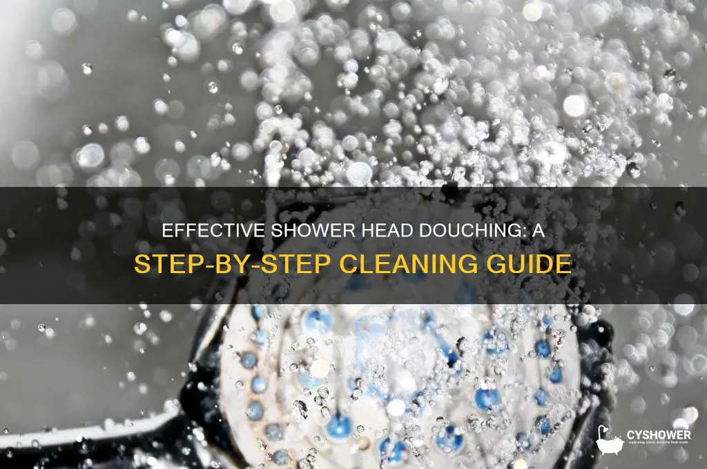 how to douche shower head