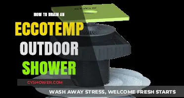 Efficiently Draining Your Ecotemp Outdoor Shower: A Step-by-Step Guide