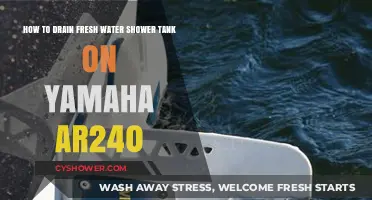 Easy Steps to Drain Yamaha AR240 Freshwater Shower Tank