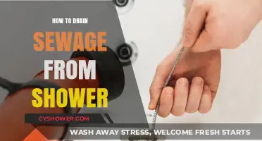 Effective Steps to Drain Sewage from Your Shower Quickly and Safely