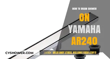 Efficiently Drain Your Yamaha AR240 Shower: A Step-by-Step Guide