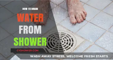 Quick and Easy Steps to Drain Water from Your Shower