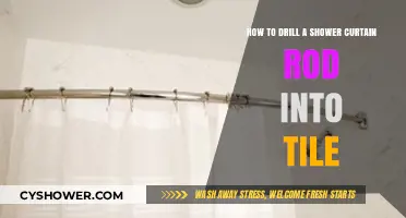 Drilling Shower Curtain Rods into Tile: A Step-by-Step Guide