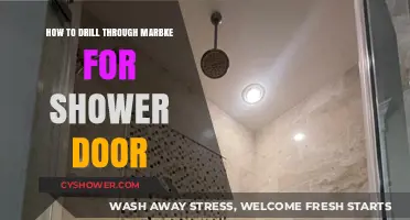 Drilling Through Marble: A Step-by-Step Guide for Shower Door Installation