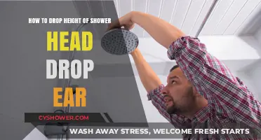 Adjusting Your Shower Head Height: A Simple Guide to Lowering Drop Ear