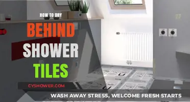 Effective Ways to Dry Behind Shower Tiles and Prevent Moisture Damage