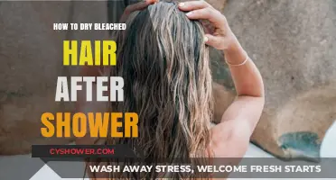 Post-Shower Care: Gentle Drying Techniques for Bleached Hair