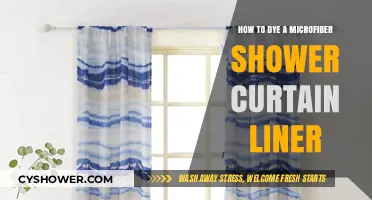 Easy DIY Guide: Dyeing Your Microfiber Shower Curtain Liner at Home