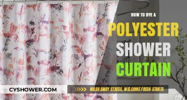 Easy DIY Guide: Dyeing Your Polyester Shower Curtain at Home