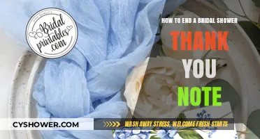Crafting Heartfelt Bridal Shower Thank You Notes: Perfect Closing Tips