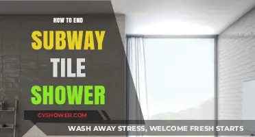 Mastering the Perfect Finish: How to End Subway Tile Shower Installations