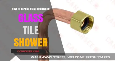 Maximizing Valve Opening in Glass Tile Showers: A Step-by-Step Guide