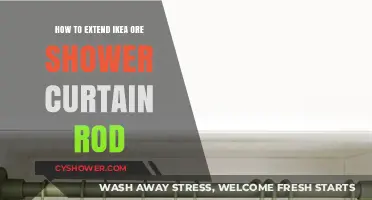 DIY Guide: Extending Your IKEA Ore Shower Curtain Rod Easily