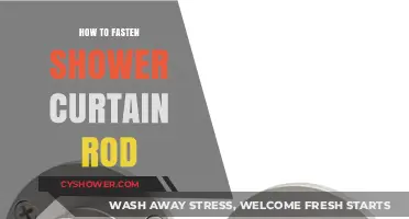 Secure Your Shower Curtain Rod: Quick and Easy Fastening Tips