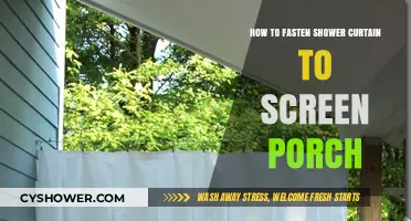 Securely Fasten Shower Curtain to Screen Porch: Easy DIY Guide