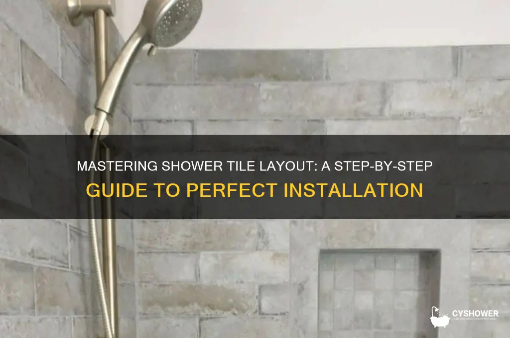 how to figure tile for a shower