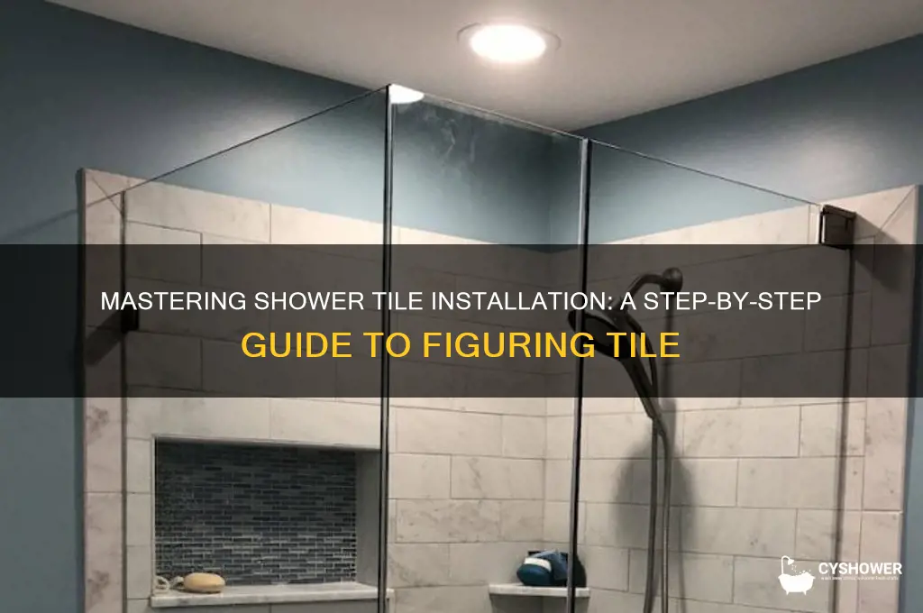 how to figure tile for shower