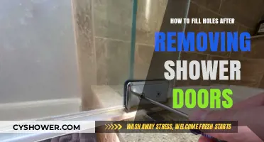 Repairing Wall Holes: A Guide to Filling Shower Door Remnants