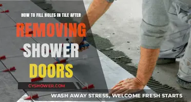 Repairing Tile Holes: A Guide to Fixing Post-Shower Door Removal Damage