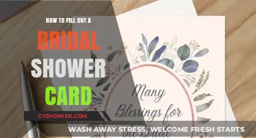 Thoughtful Wishes: A Guide to Writing the Perfect Bridal Shower Card