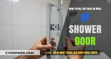Easy DIY Fix: Repairing Holes in Shower Door Wall Installations