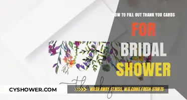 Thoughtful Tips for Writing Bridal Shower Thank You Card Messages