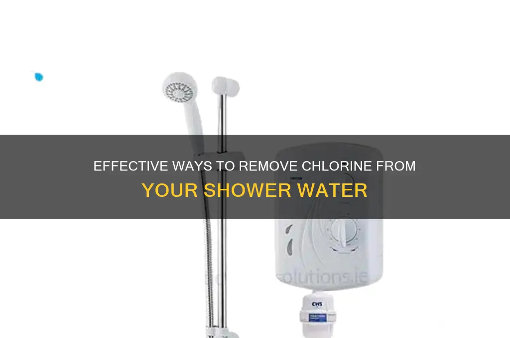 how to filter chlorine from shower water