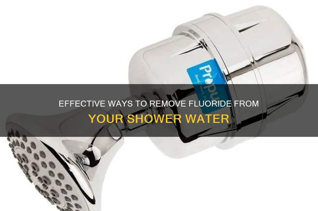 how to filter fluoride from shower water