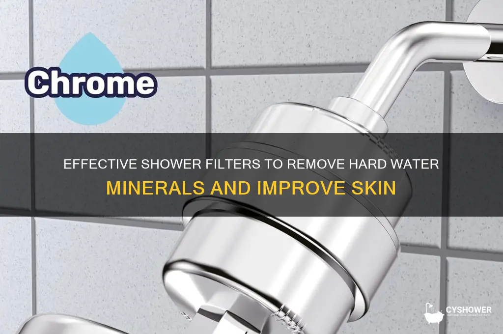 how to filter hard water in shower