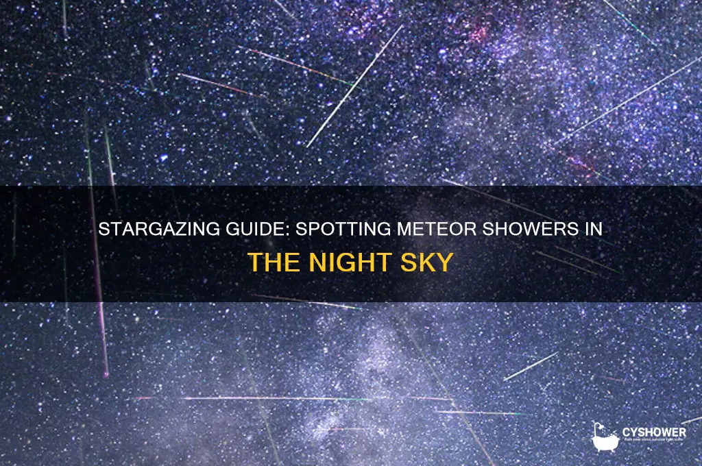 how to find meteor shower