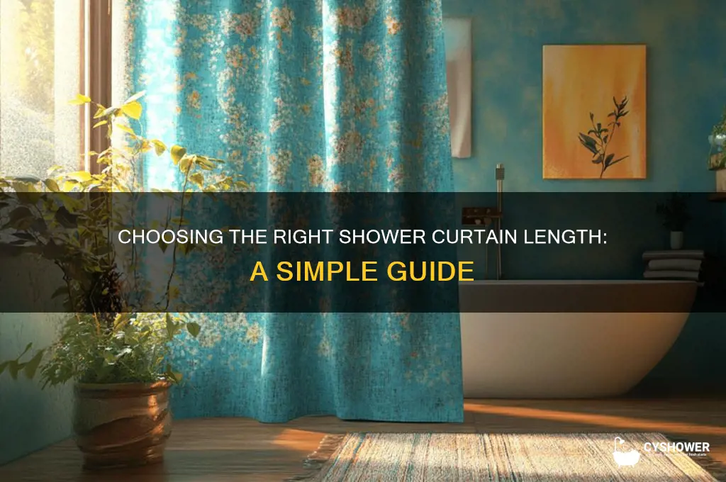 how to find out what length shower curtain to get