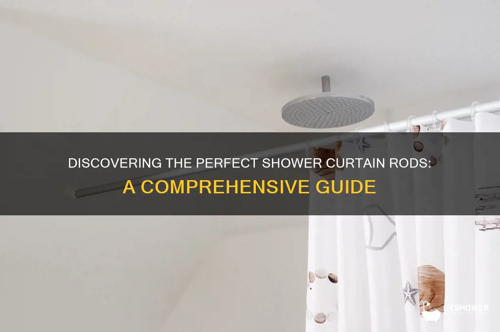 how to find shower curtain rods