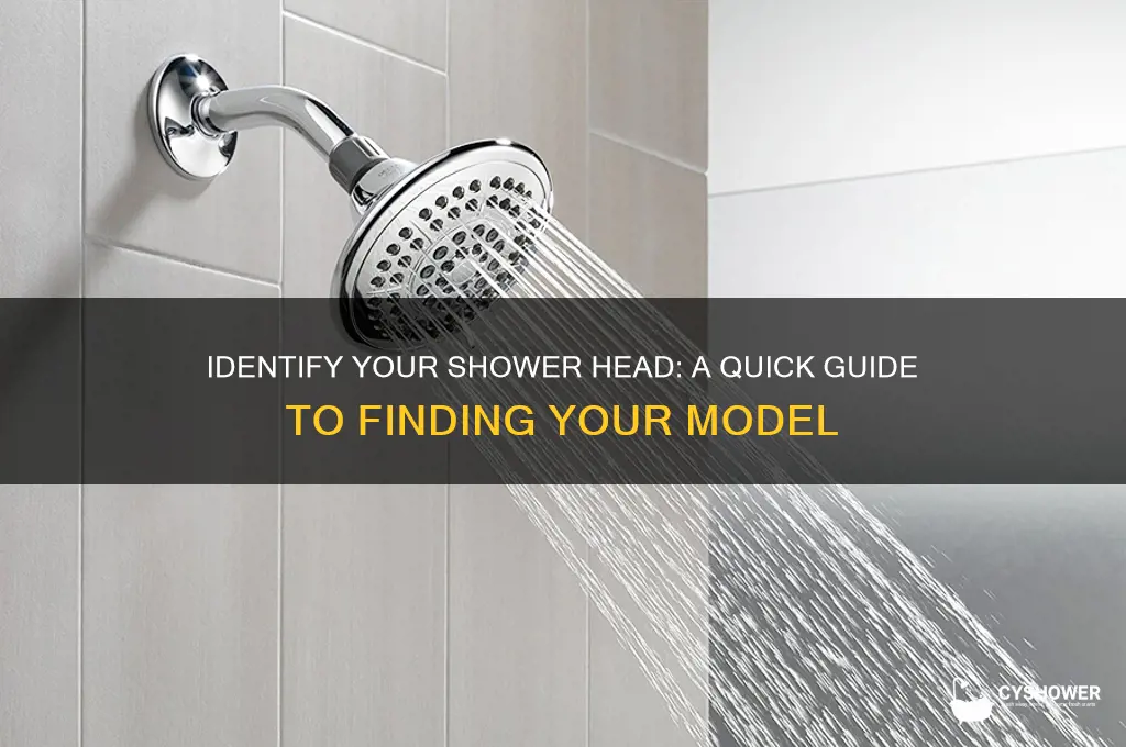 how to find what shower head i have