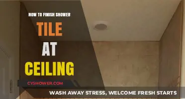 Mastering Shower Tile Installation: Seamless Ceiling Finish Techniques