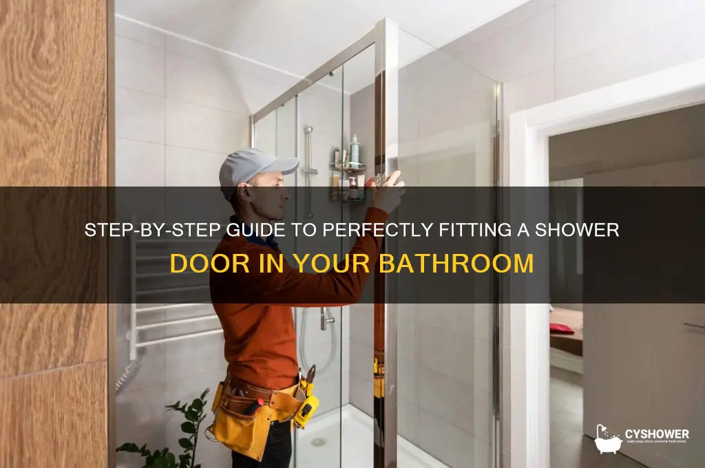 how to fit a shower door