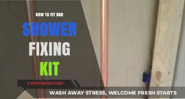 Easy Guide to Installing a Bar Shower Fixing Kit