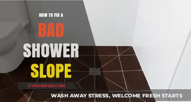 Fixing a Bad Shower Slope: Step-by-Step Repair Guide