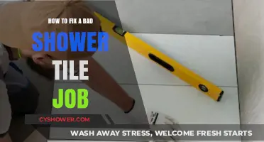 Fixing a Botched Shower Tile Job: A Step-by-Step Repair Guide