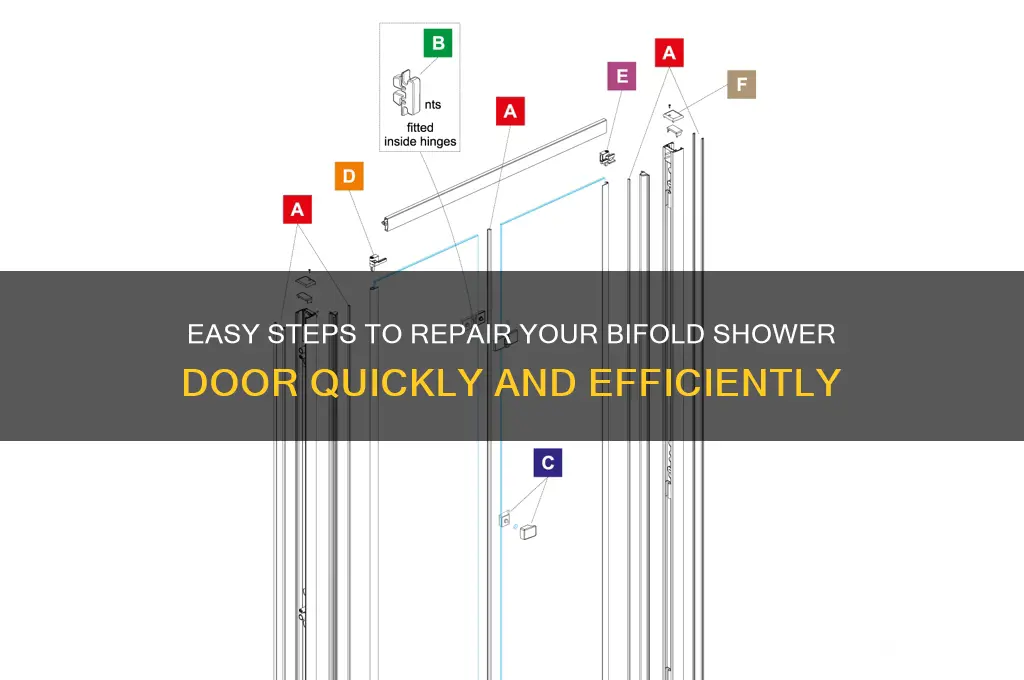 how to fix a bifold shower door