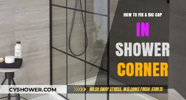 Fixing a Big Gap in Your Shower Corner: Easy DIY Solutions